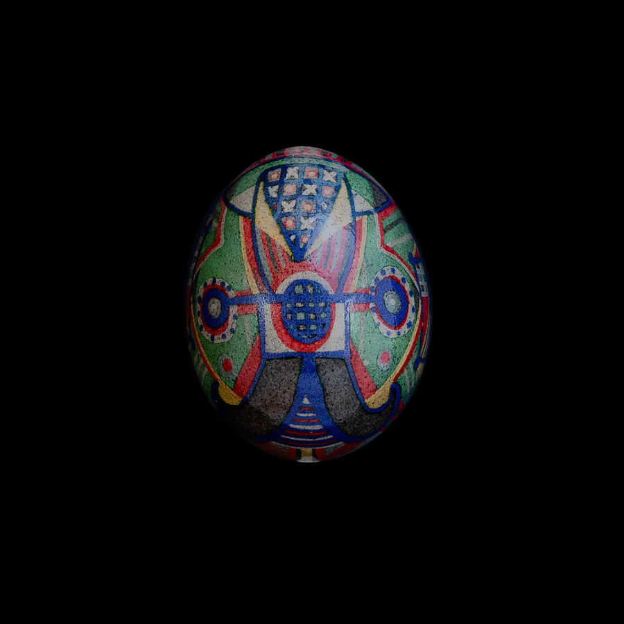 Image of берегиня 2022 by Синтез Традиції, Писанки medium, part of the зооморфні орнаменти series