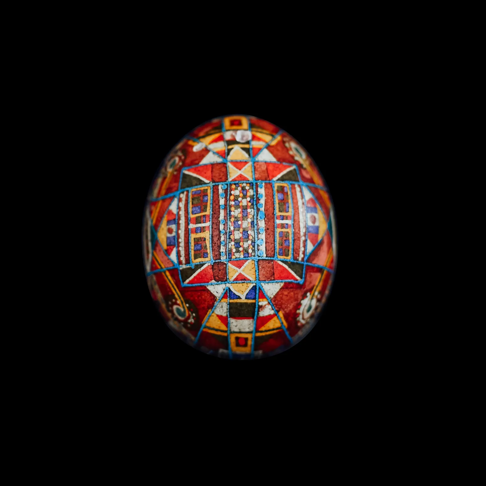 Image of геометрична 2021 by Синтез Традиції, Писанки medium, part of the геометричні орнаменти series Photo 1 of 2.