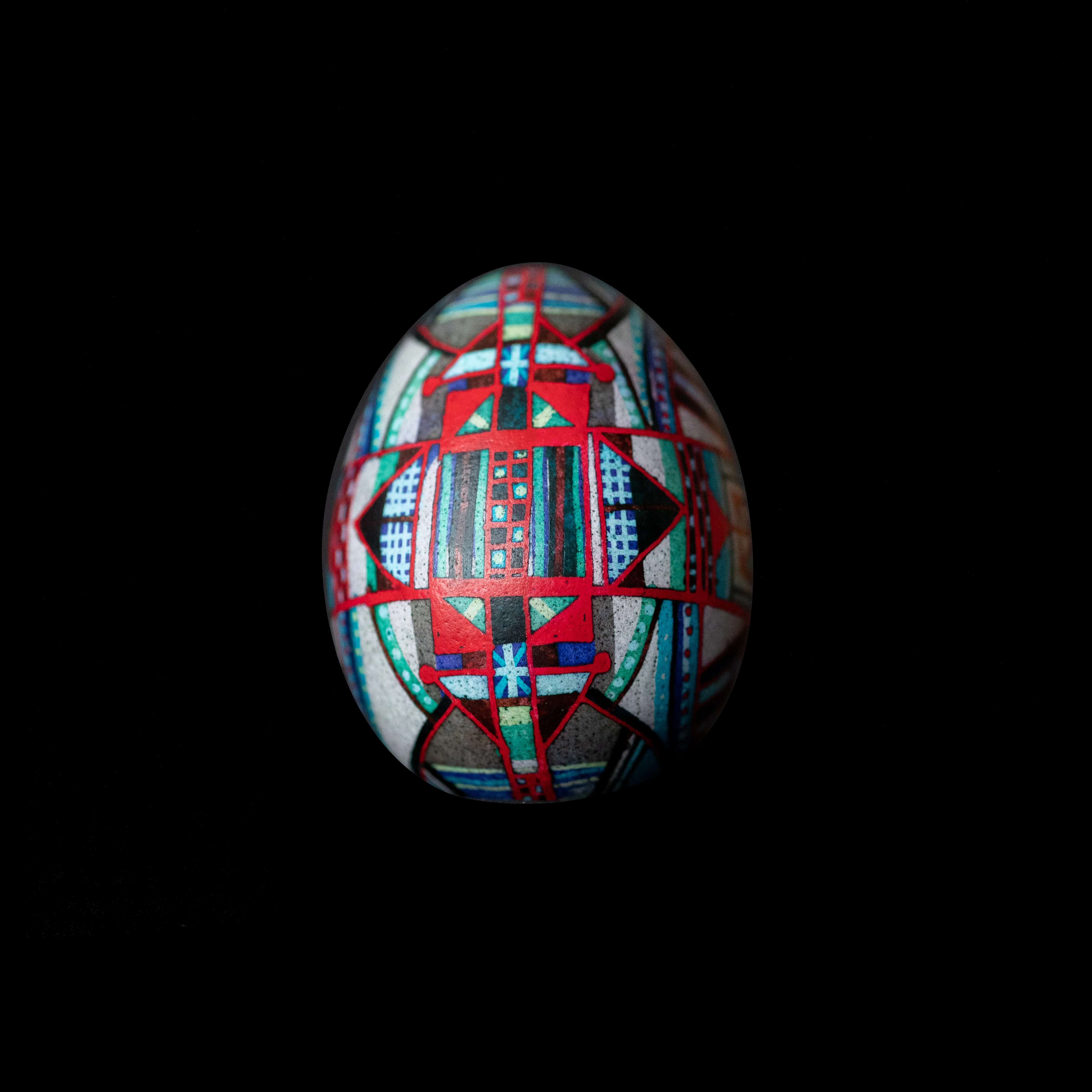 Image of геометрична 2023 by Синтез Традиції, Писанки medium, part of the геометричні орнаменти series Photo 1 of 2.