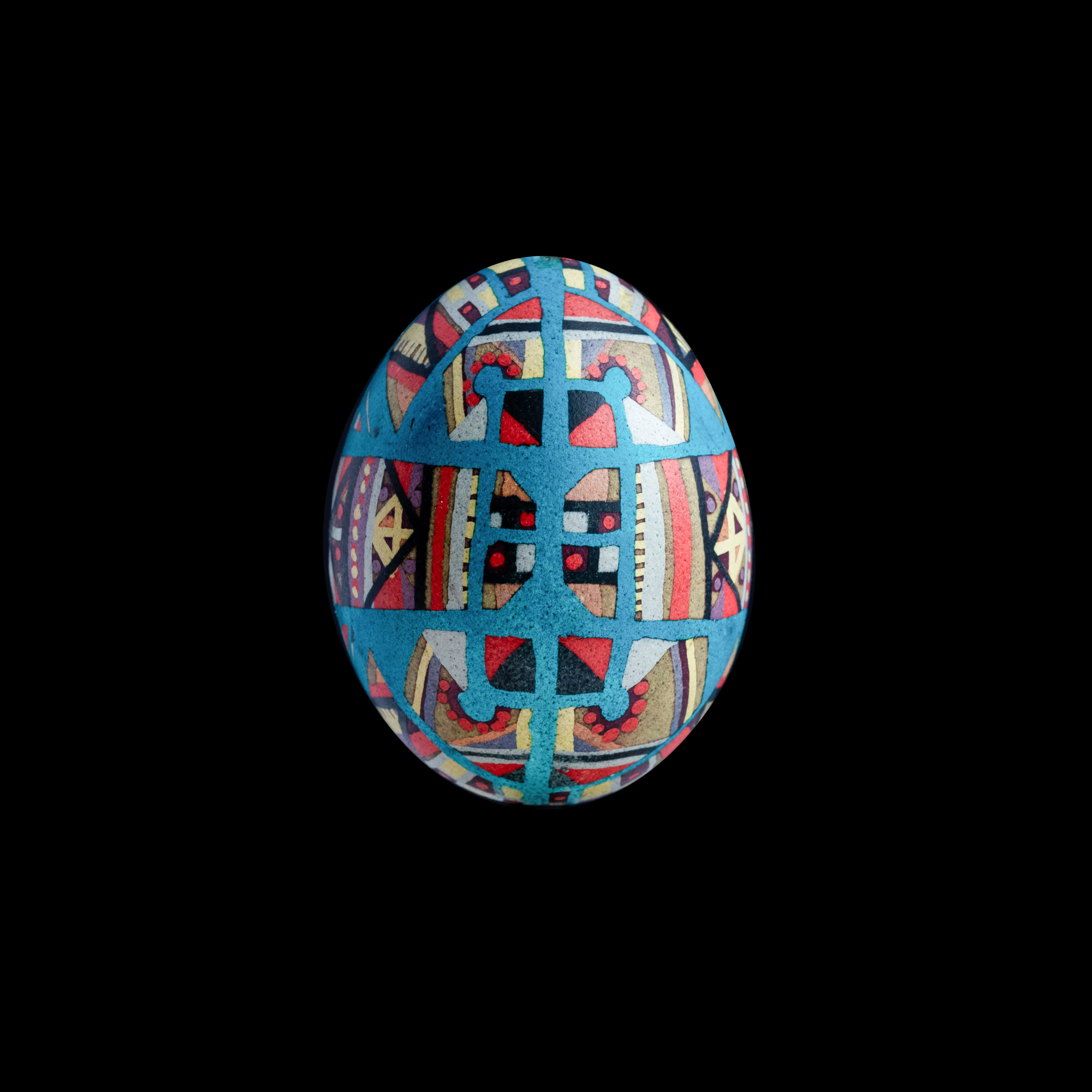 Image of геометрична 2022 by Синтез Традиції, Писанки medium, part of the геометричні орнаменти series Photo 2 of 2.