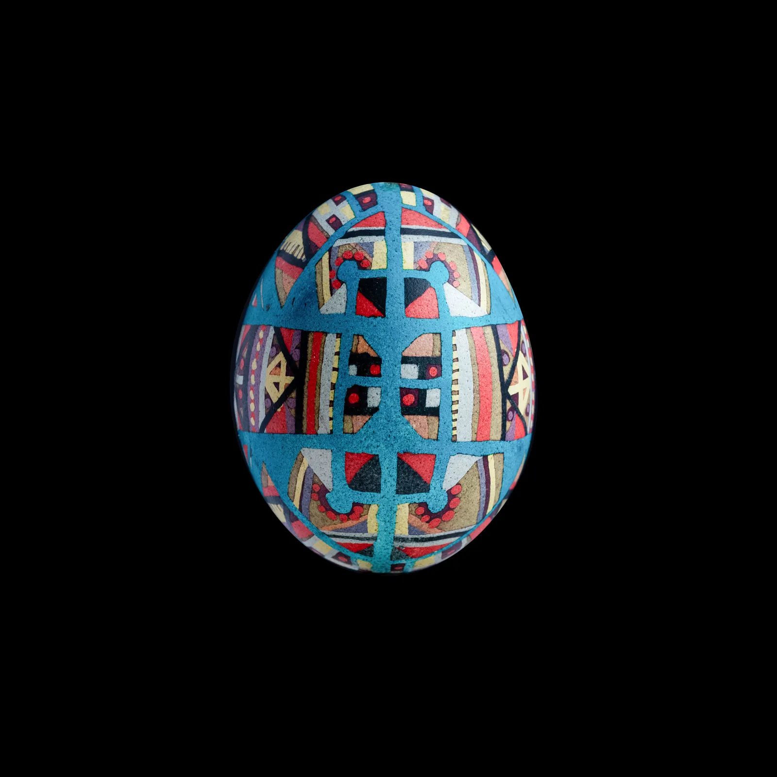 Image of геометрична 2022 by Синтез Традиції, Писанки medium, part of the геометричні орнаменти series Photo 2 of 2.
