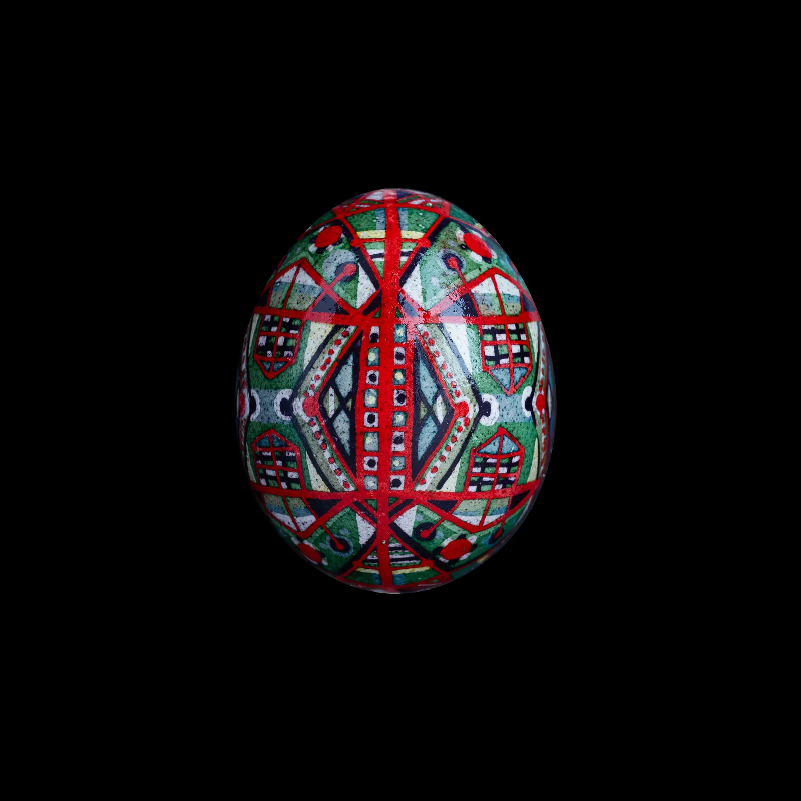 Image of геометрична 2019 by Синтез Традиції, Писанки medium, part of the геометричні орнаменти series Photo 2 of 2.