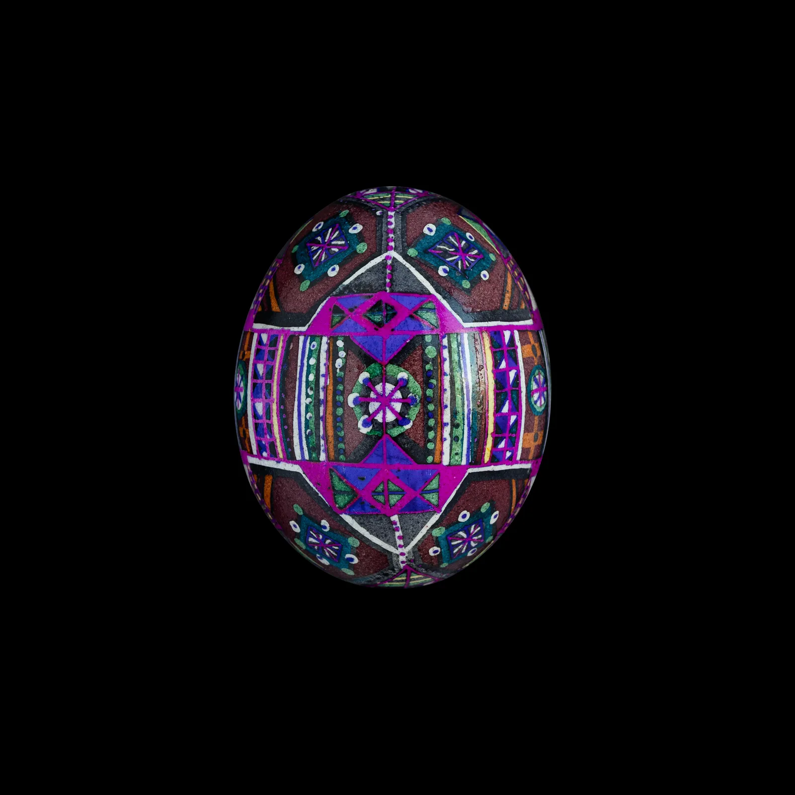Image of геометрична 2023 by Синтез Традиції, Писанки medium, part of the геометричні орнаменти series Photo 2 of 2.