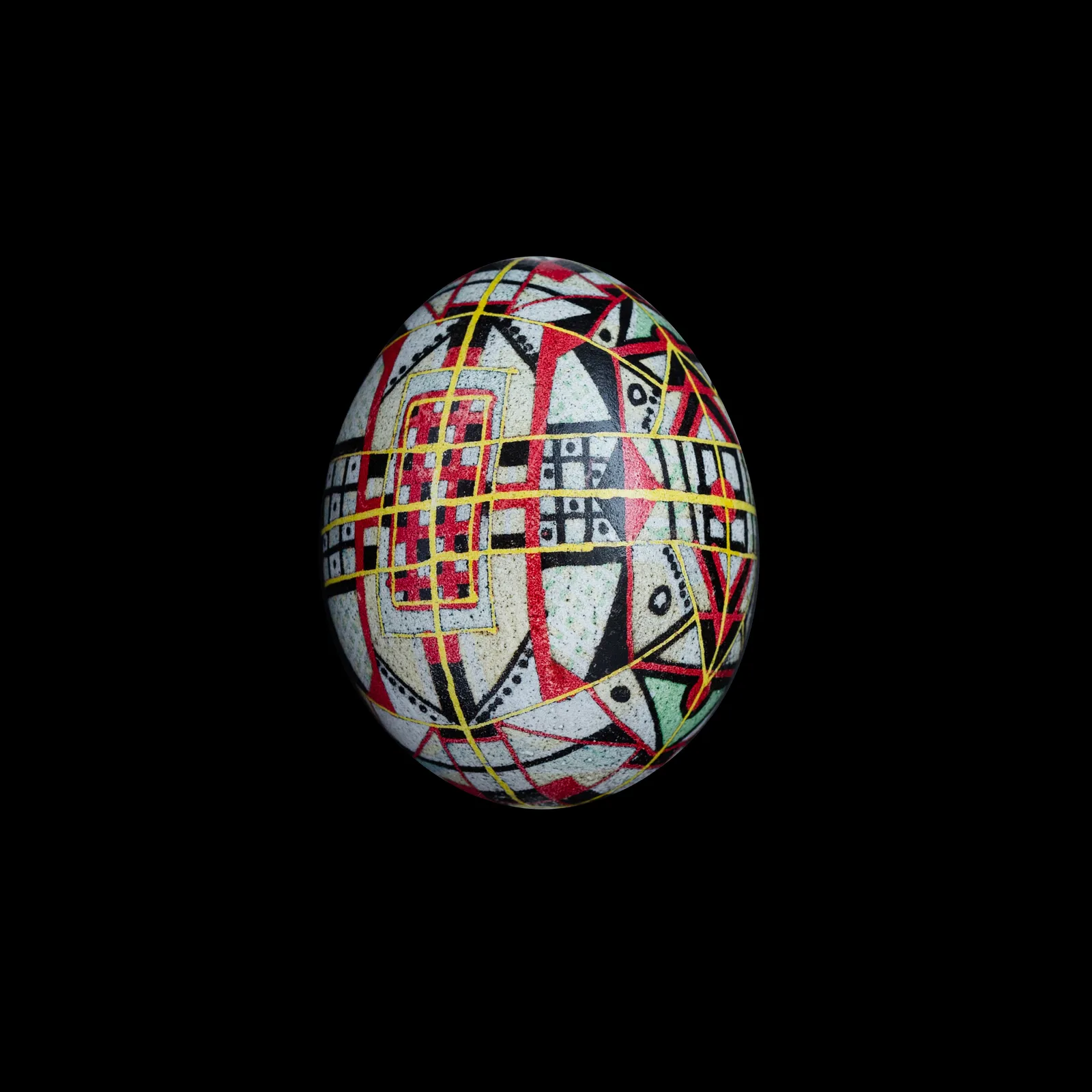Image of геометрична 2018 by Синтез Традиції, Писанки medium, part of the геометричні орнаменти series Photo 2 of 2.