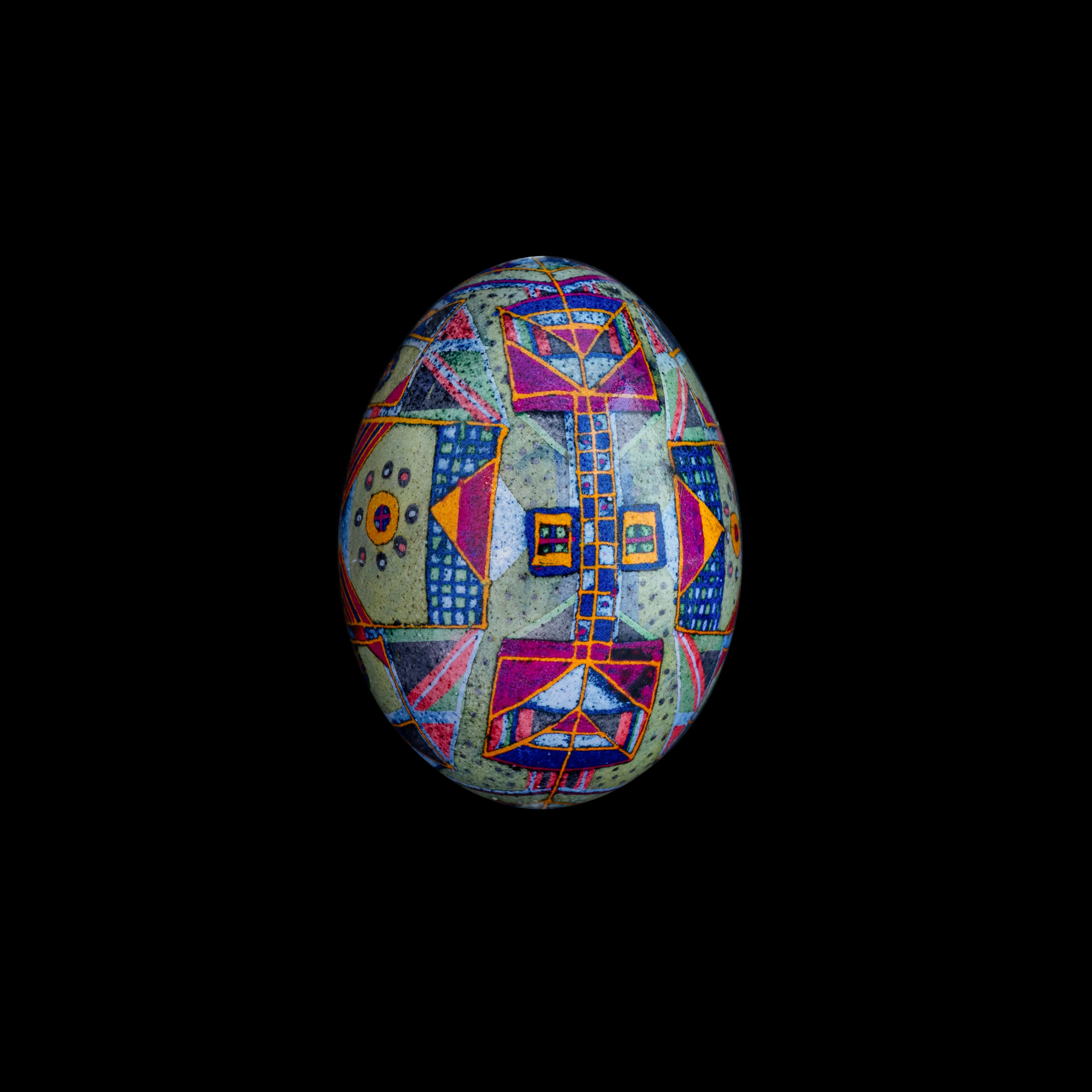Image of геометрична 2023 by Синтез Традиції, Писанки medium, part of the геометричні орнаменти series
