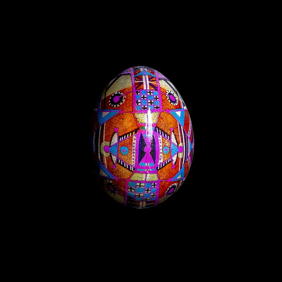 Image of геометрична 2023 by Синтез Традиції, Писанки medium, part of the геометричні орнаменти series