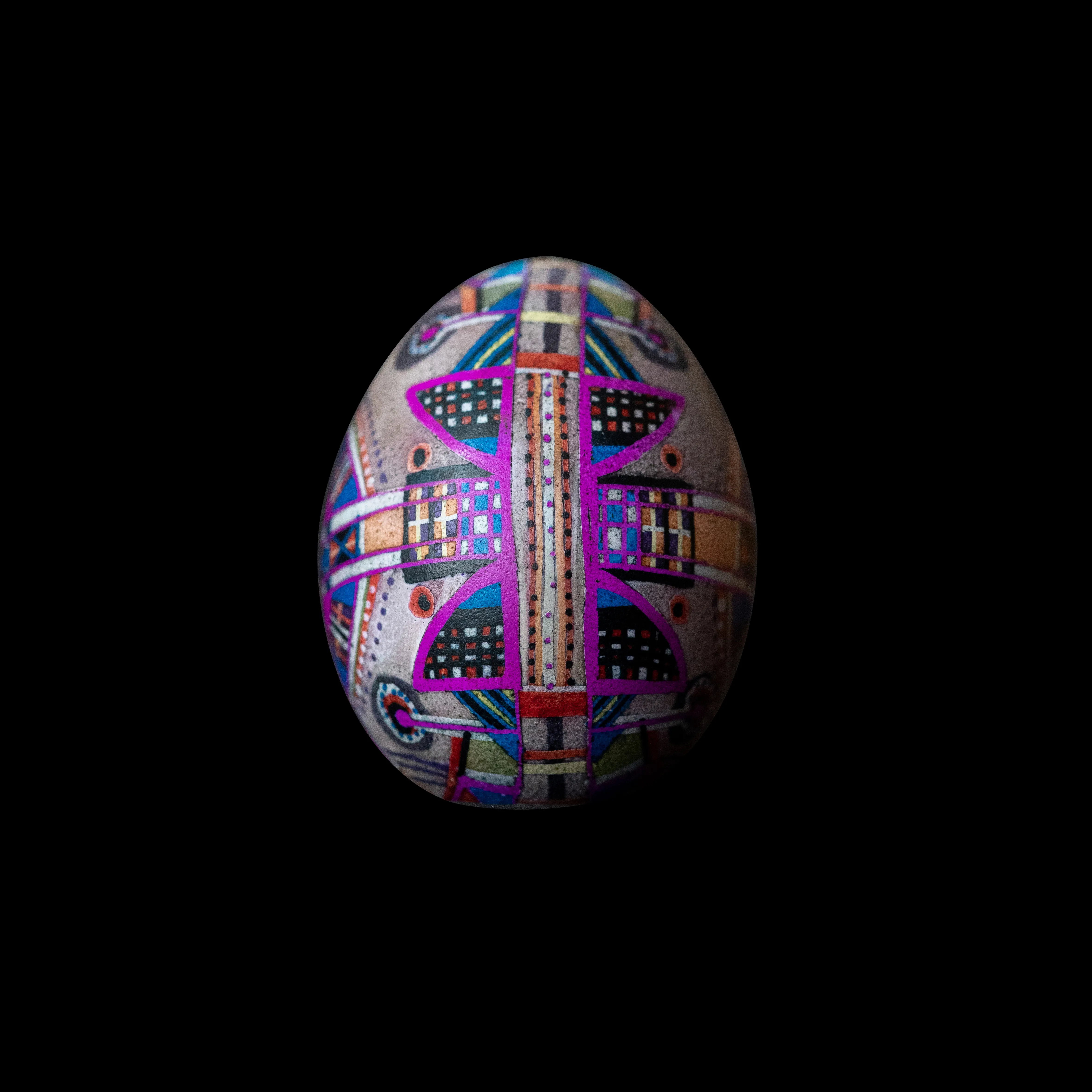 Image of геометрична 2023 by Синтез Традиції, Писанки medium, part of the геометричні орнаменти series Photo 2 of 2.