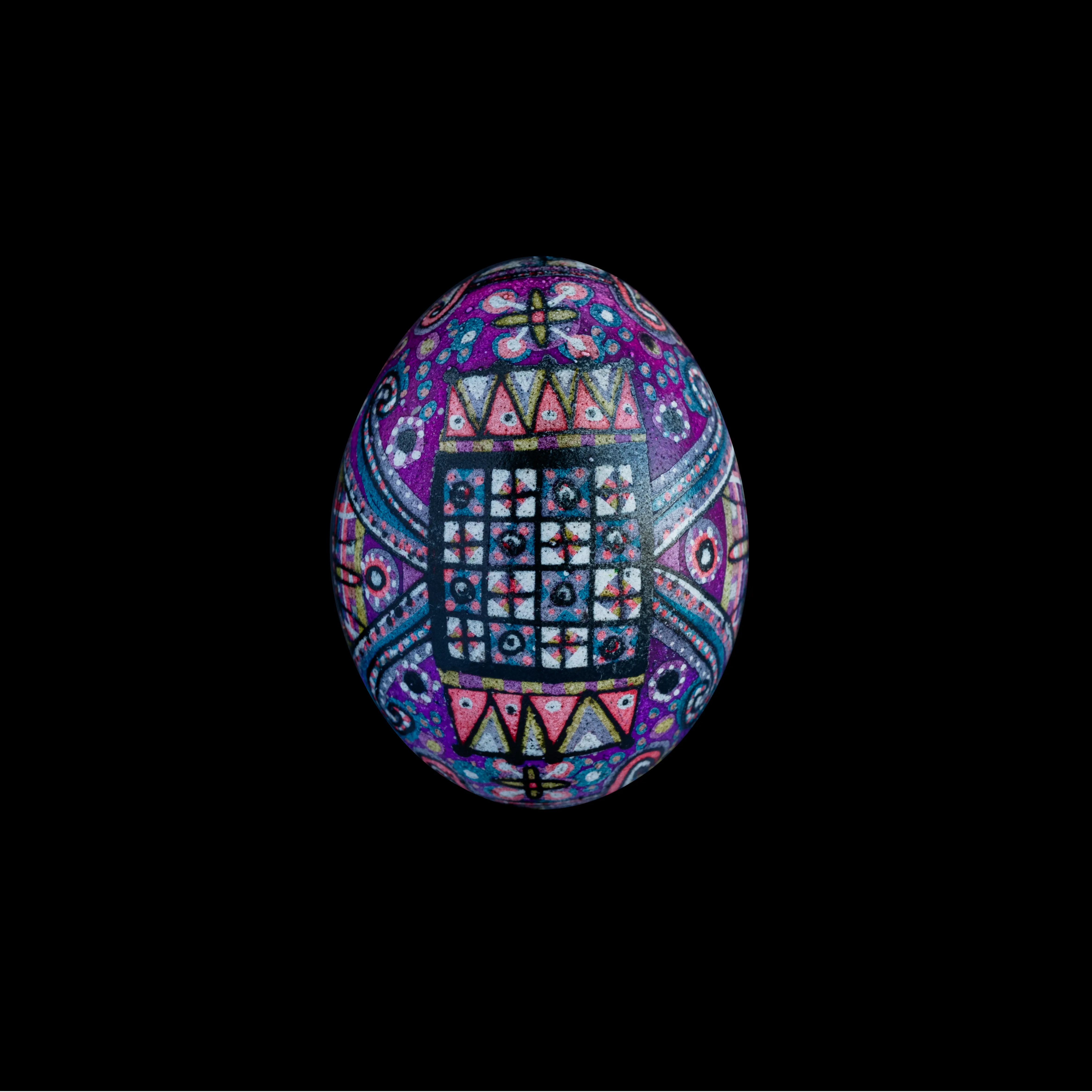 Image of геометрична 2024 by Синтез Традиції, Писанки medium, part of the геометричні орнаменти series Photo 1 of 2.